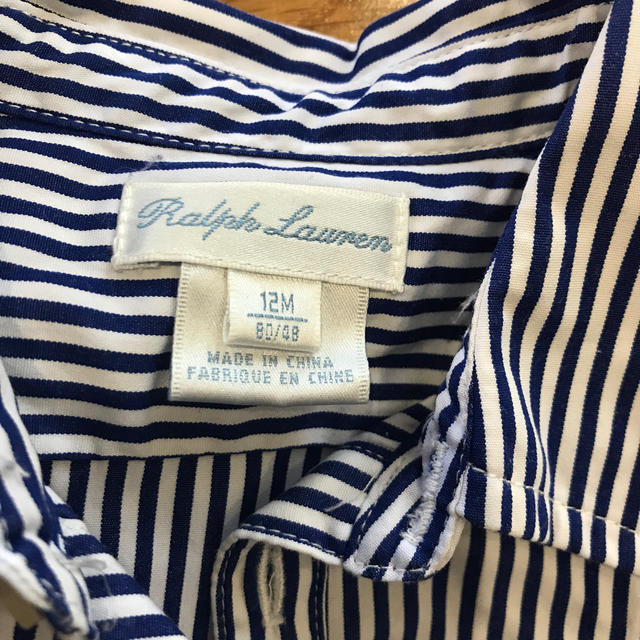 POLO RALPH LAUREN(ポロラルフローレン)のラルフローレンワンピース80 キッズ/ベビー/マタニティのベビー服(~85cm)(ワンピース)の商品写真