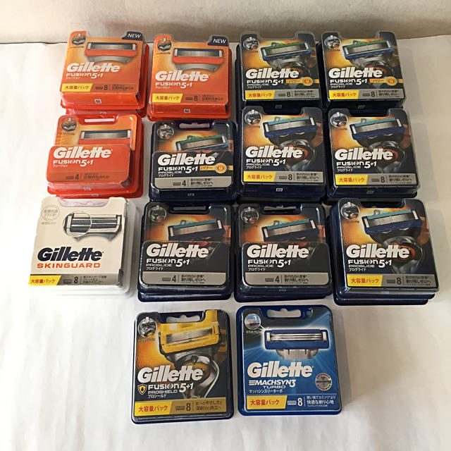 ジレット Gillette 替刃 フュージョン 5+1 他 172個 未開封品