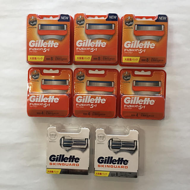 Gillette ジレット 替刃 フュージョン 5＋1  他 88個 未開封品