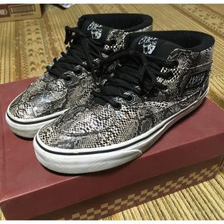 ヴァンズ(VANS)の【廃盤レア】VANS 蛇柄ハーフキャブ  26cm 検スネークパイソン(スニーカー)