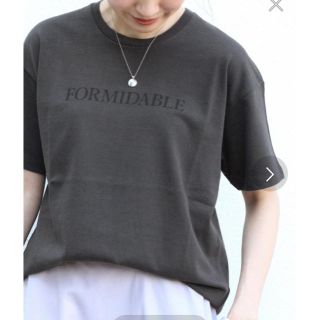 イエナ(IENA)のイエナ  IENA FORMIDABLE ロゴプリントＴシャツ(Tシャツ(半袖/袖なし))