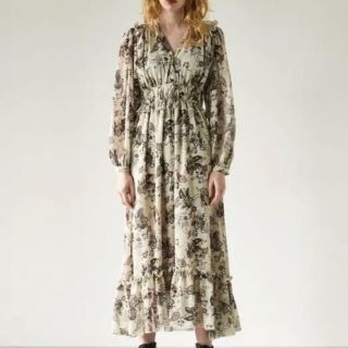 マウジー(moussy)のmoussy ワンピース PAISLEY PATTERN DRESS(ロングワンピース/マキシワンピース)