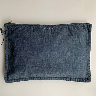 ロンハーマン(Ron Herman)のロンハーマン☆ Chambray＊Pouch《Indigo Blue》(セカンドバッグ/クラッチバッグ)