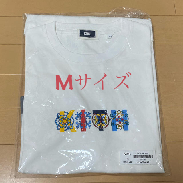 KITH タイル　tee 白　Mトップス