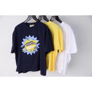 メゾンキツネ(MAISON KITSUNE')のセール！新品★Maison Kitsuneメゾンキツネ Tシャツ カフェcafe(Tシャツ(半袖/袖なし))