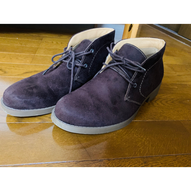 美品(試し履き程度) 25.5cm スウェード靴 メンズの靴/シューズ(ブーツ)の商品写真