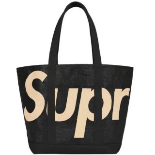 シュプリーム(Supreme)のシュプリーム　Raffia Tote Black ラフィアトート　黒(トートバッグ)