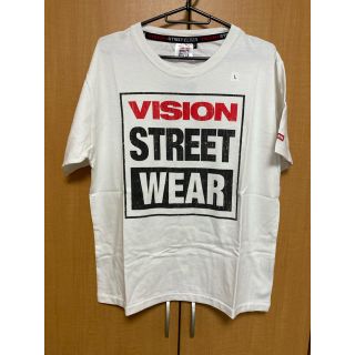 ヴィジョン ストリート ウェア(VISION STREET WEAR)の最終値下げ‼️VISON 白Tシャツ　新品(Tシャツ(半袖/袖なし))