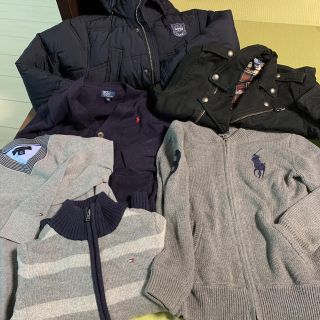 トミーヒルフィガー(TOMMY HILFIGER)のラルフローレン トミーヒルフィガー 等冬物 アウター 130 美品(ニット)