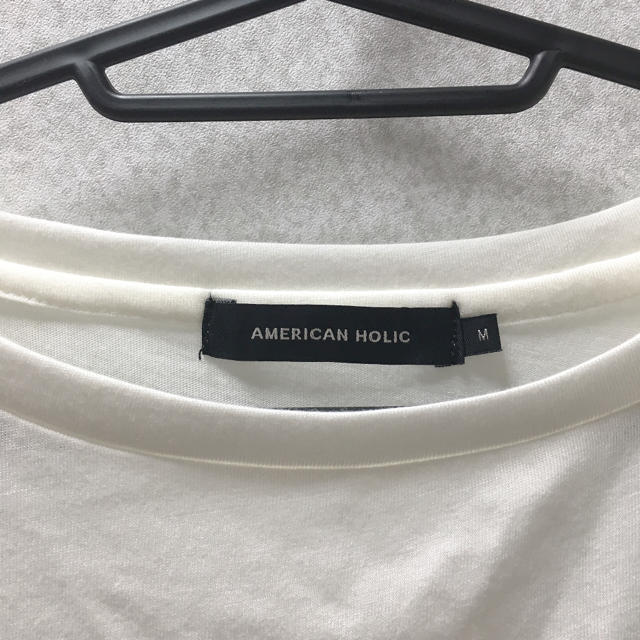 dholic(ディーホリック)のAmerican Holic ノースリーブ ホワイト レディースのトップス(カットソー(半袖/袖なし))の商品写真