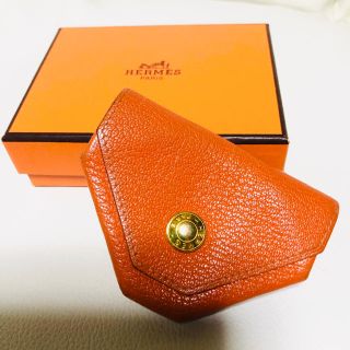 エルメス(Hermes)のエルメス　HERMES　ルヴァンキャトル　コインケース　 オレンジ(コインケース)