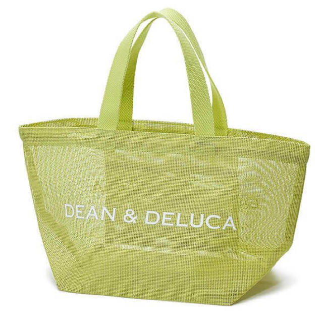 DEAN & DELUCA(ディーンアンドデルーカ)のDEAN&DELUCA  メッシュ　トート　ライムグリーン　S レディースのバッグ(トートバッグ)の商品写真