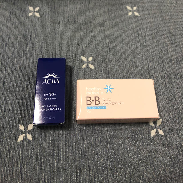 AVON BBクリームとアクティアUVリキッドファンデ