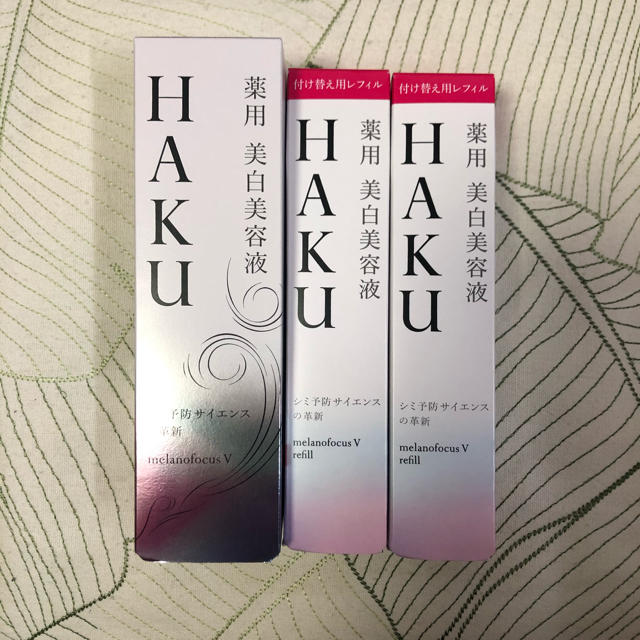 HAKU メラノフォーカスＶ 15周年デザイン 薬用美容液 レフィル 3個セットのサムネイル