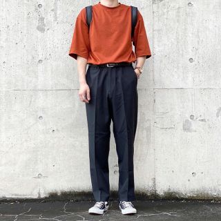 ☆新品未使用タグ付☆UNIQLO U ）ワイドフィットテーパードパンツ（Mサイズ