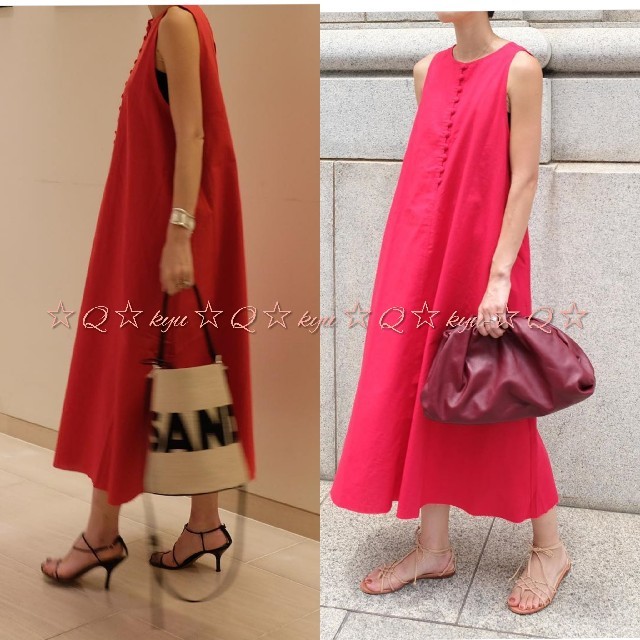 再入荷お得 Plage linen dress リネンドレスの通販 by キュぅ's shop - 新品未使用♡ machatt マチャット 定番NEW