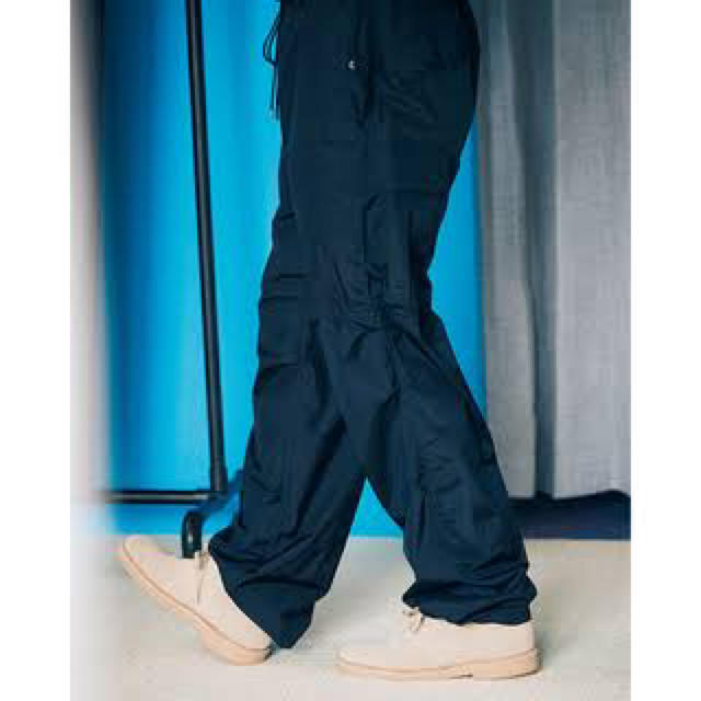 メンズAURALEE LIGHT NYLON FATIGUE PANTS size3