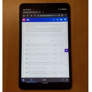 アンドロイド(ANDROID)のXiaomi MIPad 4 Wifi Global Android10(タブレット)