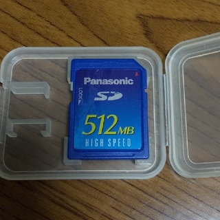 パナソニック(Panasonic)のSDカード 512MB(PC周辺機器)