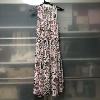 エイチアンドエム(H&M)のH&M シフォンワンピース　ボタニカル(ひざ丈ワンピース)