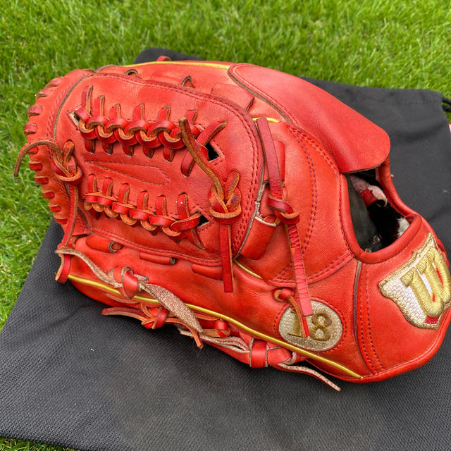 wilson(ウィルソン)の軟式左用　ウィルソン　フルオーダー スポーツ/アウトドアの野球(グローブ)の商品写真