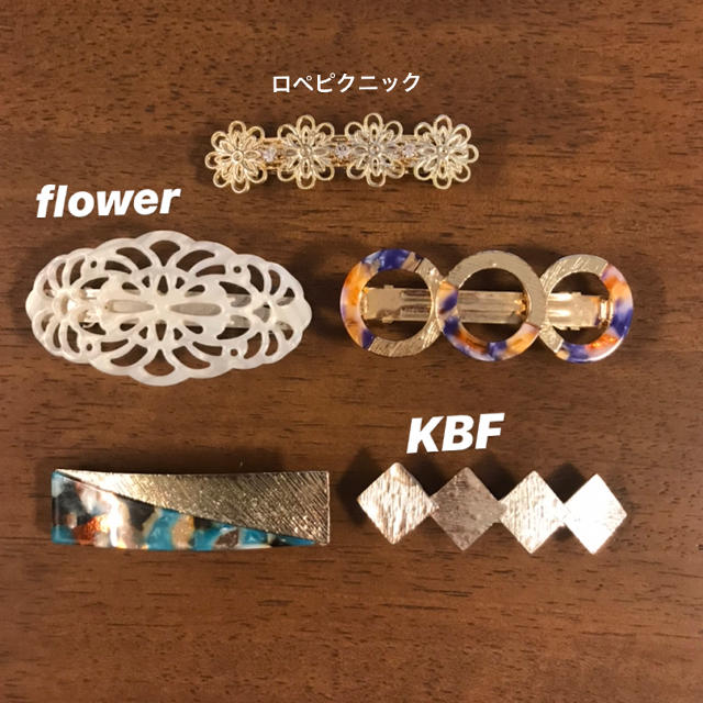 flower(フラワー)のヘアアクセ セット売り レディースのヘアアクセサリー(バレッタ/ヘアクリップ)の商品写真