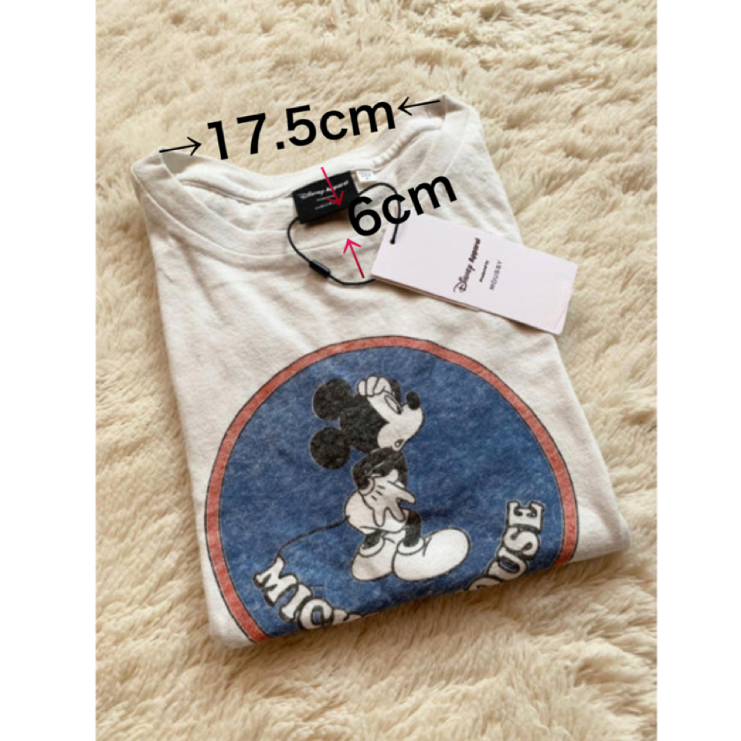 moussy(マウジー)のCIRCLE MICKEY TSJ  moussy Tシャツ ミッキー 未使用 レディースのトップス(Tシャツ(半袖/袖なし))の商品写真