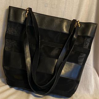 サルヴァトーレフェラガモ(Salvatore Ferragamo)のサルヴァトーレフェラガモ　トートバッグ　夏　黒　vintage(トートバッグ)