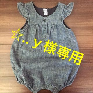 ベビーギャップ(babyGAP)の未使用 薄手デニムロンパース(ワンピース)