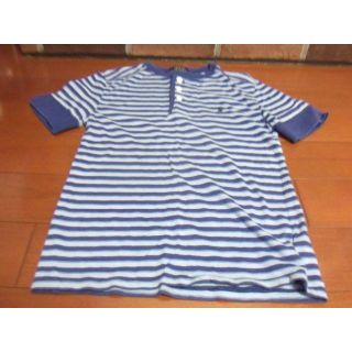 ポロラルフローレン(POLO RALPH LAUREN)のＰＯＬＯ　キッズ　Ｔシャツ　サイズＭ　ブルー　しま(Tシャツ/カットソー)