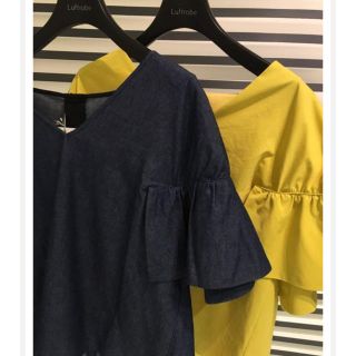 ユナイテッドアローズ(UNITED ARROWS)の★めぐみんさん専用★日本製　フリルブラウス(シャツ/ブラウス(半袖/袖なし))