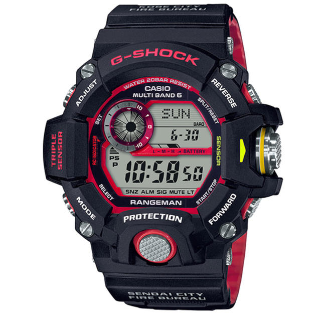 G-SHOCK GW-9400NFST-1AJR 緊急消防援助隊 コラボ