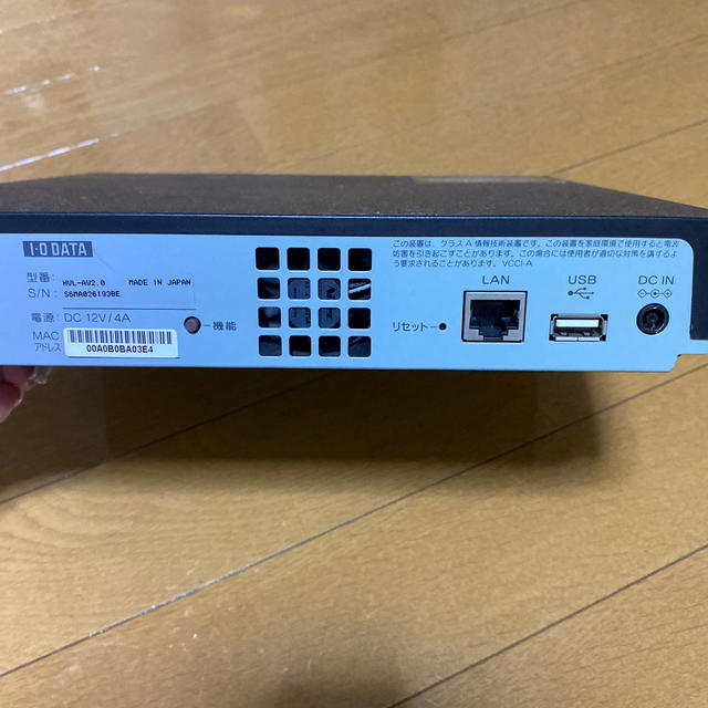 IODATA(アイオーデータ)のRECBOX I-O DATA スマホ/家電/カメラのテレビ/映像機器(その他)の商品写真