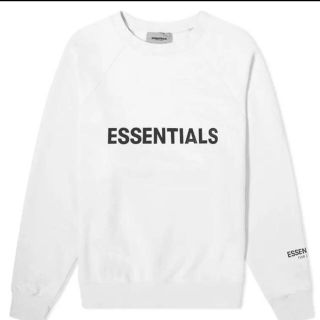 フィアオブゴッド(FEAR OF GOD)のFOG Essentials 2020SS crewneck 白 S(スウェット)