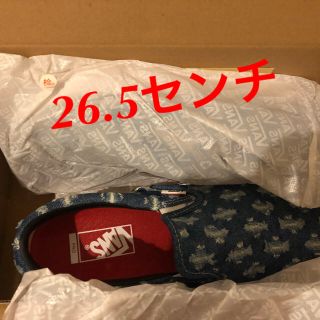 シュプリーム(Supreme)のSupreme Vans Hole Punch Denim Slip-On (スニーカー)