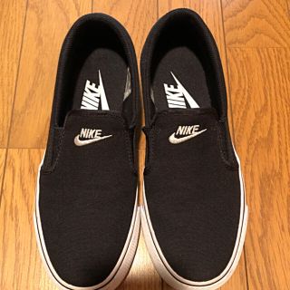 ナイキ(NIKE)のNIKEスリッポン　23㎝　ブラック(スリッポン/モカシン)