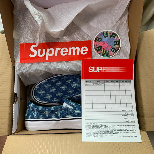 メンズsupreme vans 27