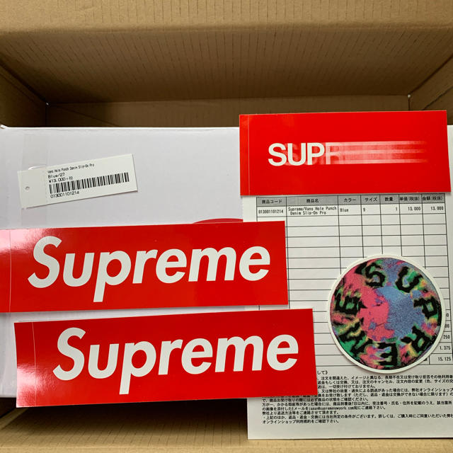 メンズsupreme vans 27