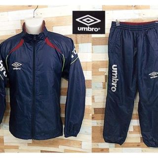 アンブロ(UMBRO)の【UMBRO】 良品 アンブロ ブルージャージ上下セット スポーツウェア L(ジャージ)