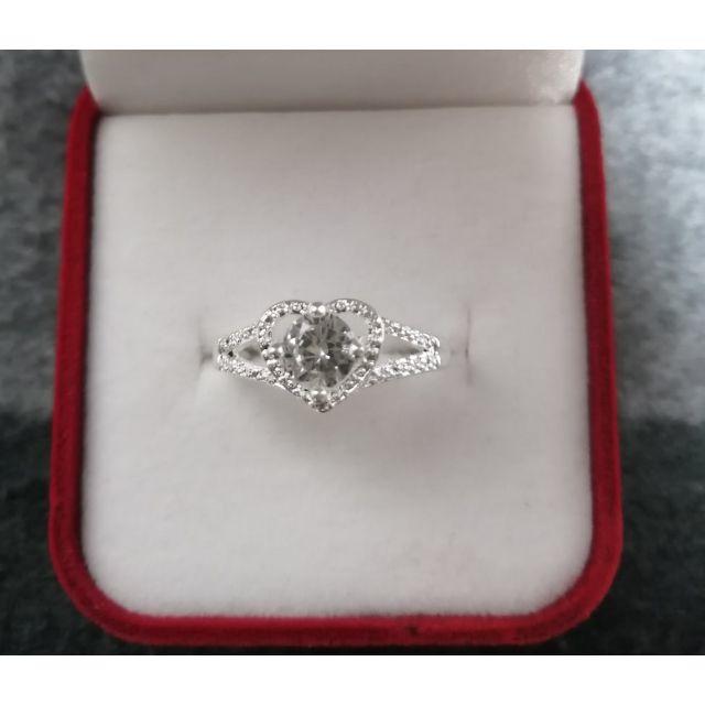 豪華 指輪 リング ハート 婚約 レディース 結婚 プレゼント 316 レディースのアクセサリー(リング(指輪))の商品写真