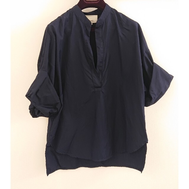 通販 送料無料  Phillip 3.1 Lim スキッパー ネイビー lim phillip 3.1 - シャツ+ブラウス(半袖+袖なし)