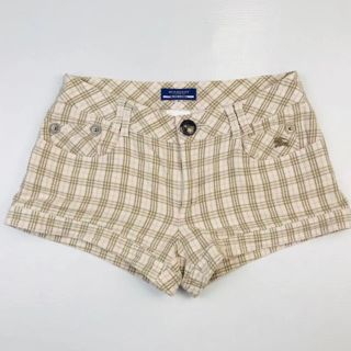 バーバリーブルーレーベル(BURBERRY BLUE LABEL)のBurberry・バーバリーブルーレーベル★チェック ショートパンツ(36)(ショートパンツ)