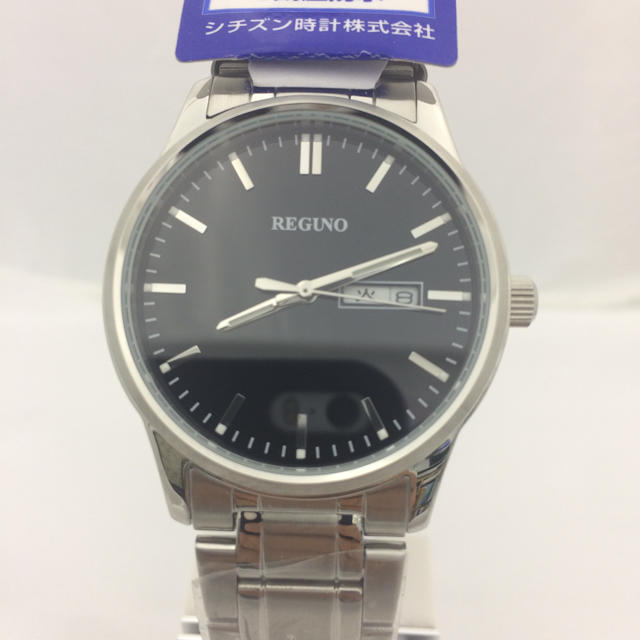 シチズン レグノ メンズ腕時計 BQ7-016-51 （ブラック）