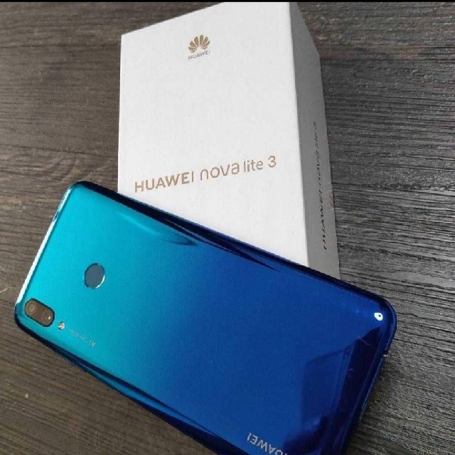 HUAWEI NOVA lite3 SIMフリー オーロラブルー ランキング第1位 4800円 ...