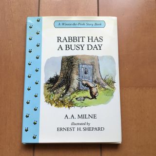 クマノプーサン(くまのプーさん)の洋書RABBIT HAS A BUSY DAY(くまのプーさんストーリーブック)(絵本/児童書)