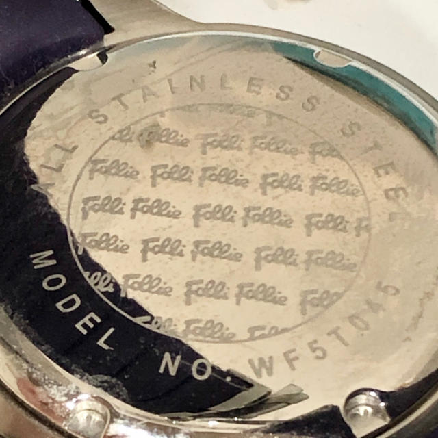 Folli Follie(フォリフォリ)のフォリフォリ腕時計　メンズ時計　レディース腕時計　新品電池　美品　91 レディースのファッション小物(腕時計)の商品写真