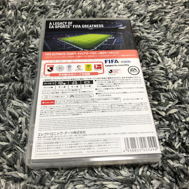 Nintendo Switch(ニンテンドースイッチ)のFIFA 20 Legacy Edition Switch エンタメ/ホビーのゲームソフト/ゲーム機本体(家庭用ゲームソフト)の商品写真