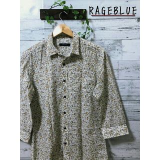 レイジブルー(RAGEBLUE)のRAGEBLUE  七分袖  花柄シャツ(シャツ)