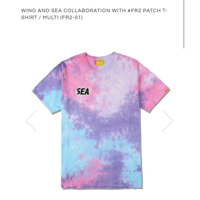 WIND AND SEA  #FR2 Patch T-shirt / MULTI