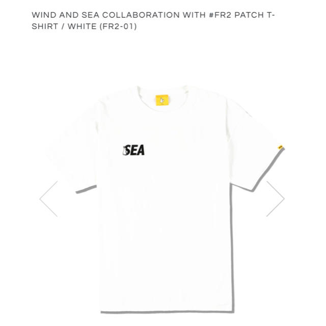WIND AND SEA #FR2 Patch T-shirt / WHITE - Tシャツ/カットソー(半袖 ...